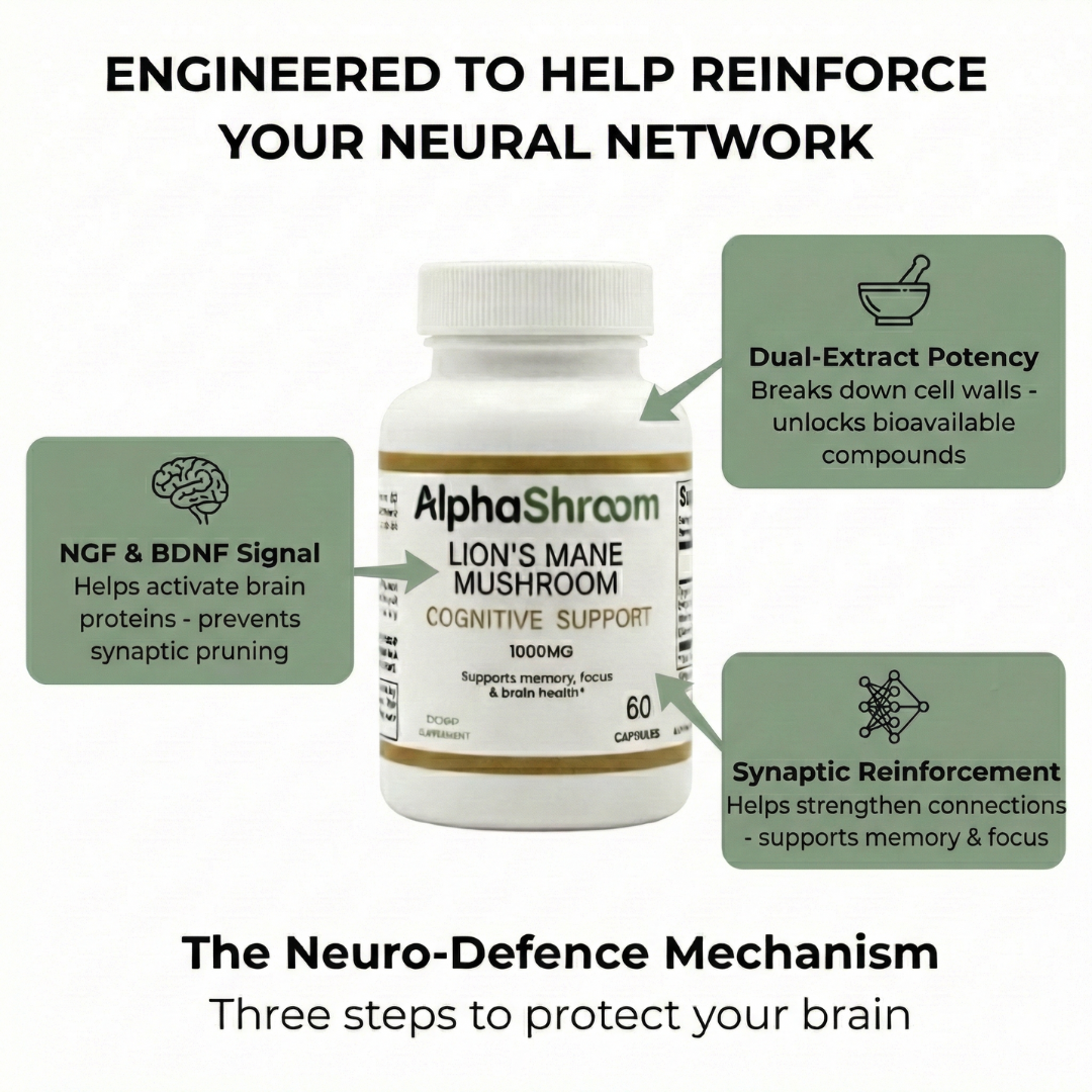 AlphaShroom - Menopausal Cognitive Support